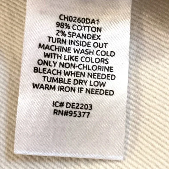 NWT Sanctuary Denim Sidewalk Jean Short Vintage White, size 26 - Picture 4 of 8